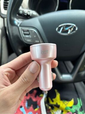ijoy Pink Car USB Charger Adapter for Car Audio & Accessories